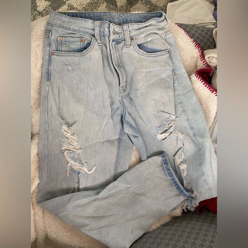 Wild fable ripped mom jeans